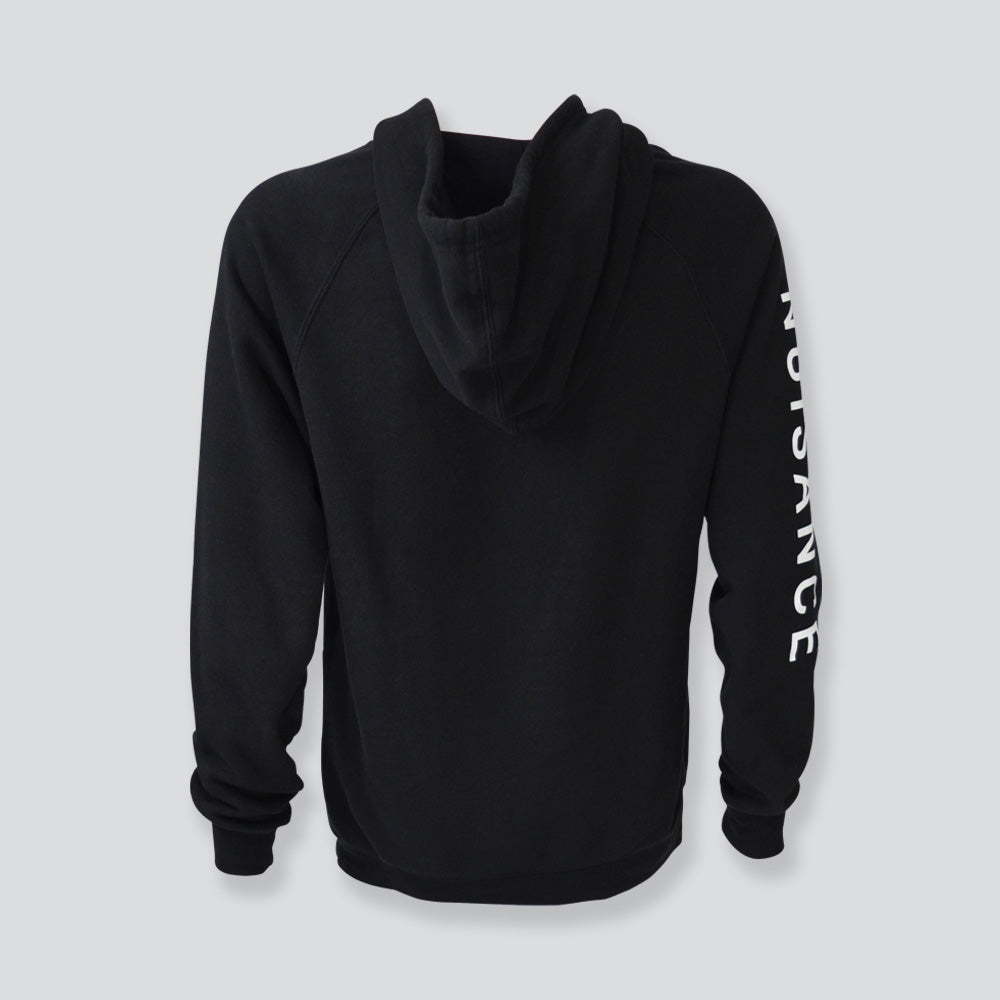 Unisex Hudson hoodie in black back